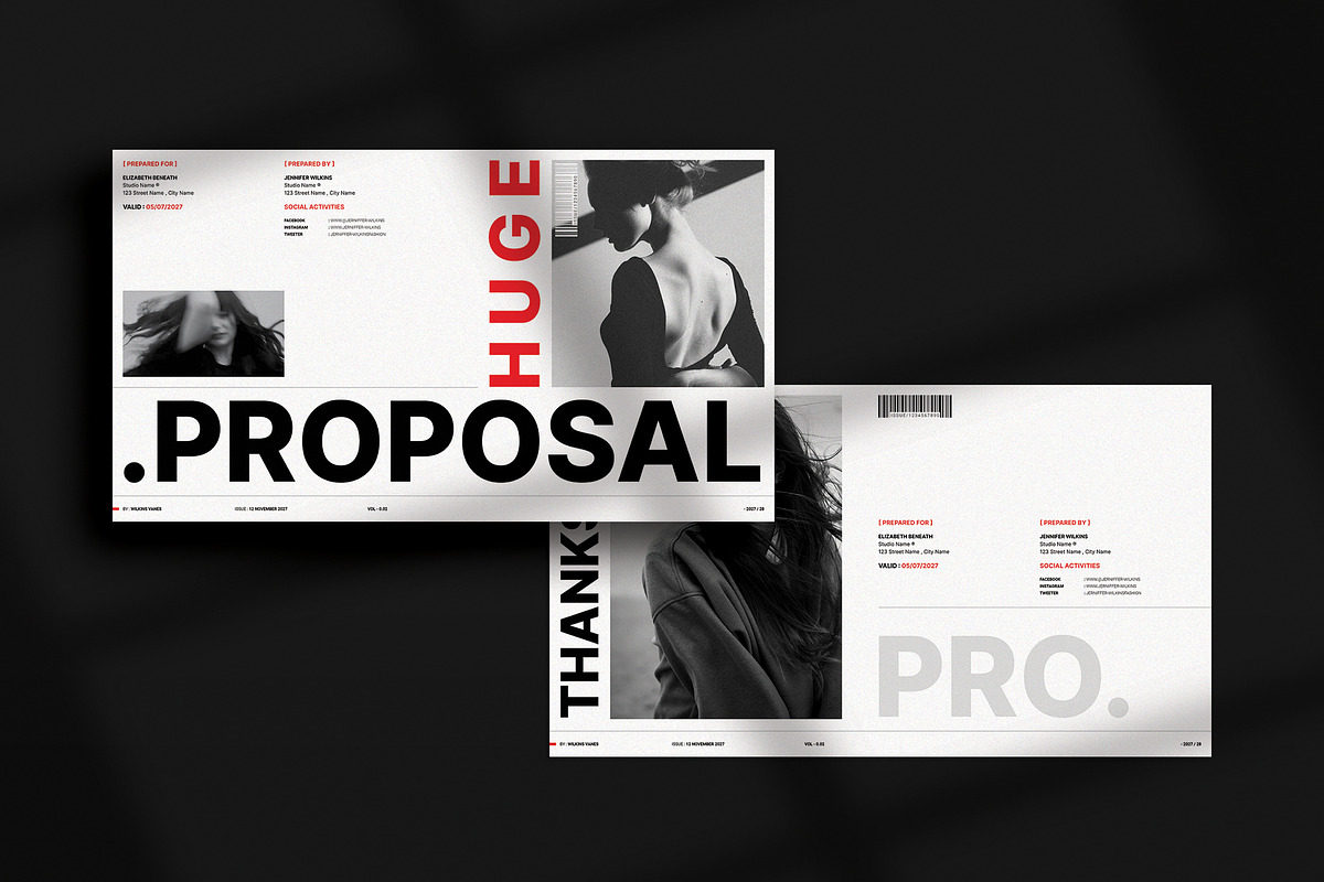 HUGE Proposal Template | CANVA, a Presentation Template by TemplateFolio-Shop (Photo 8 of 9)