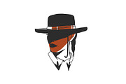 Cowgirl in hat graphic, a Person Illustration by Anastasy_helter (Thumbnail 2 of 3)