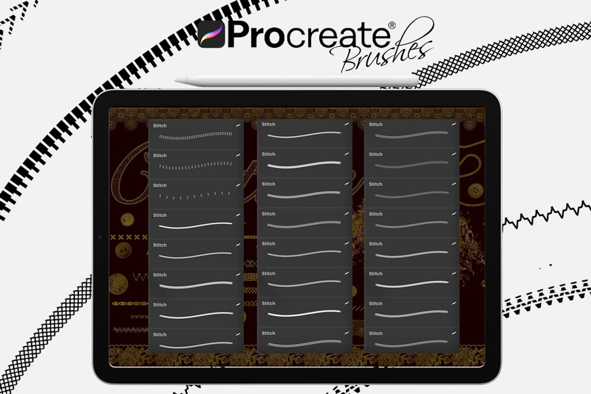 Couture Brushes for Procreate, a Brush Add-On by FaeryDesign (Photo 12 of 19)
