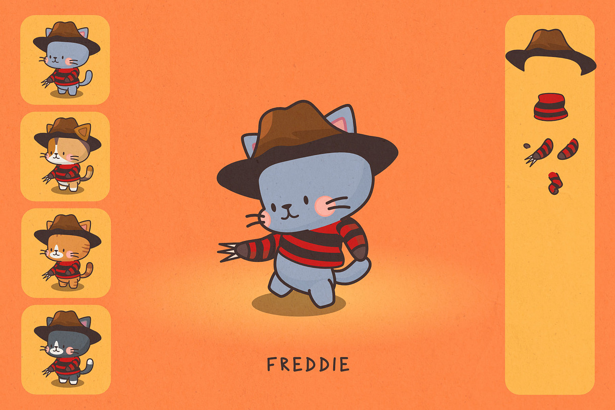 Cats in Costumes: Halloween Edition, an Illustration by Green Room Media (Photo 15 of 27)