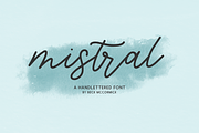 Mistral Script, a Handwritten Font by Beck McCormick (Thumbnail 1 of 10)