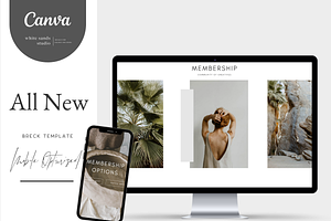 BRECK Canva Sales Page Template