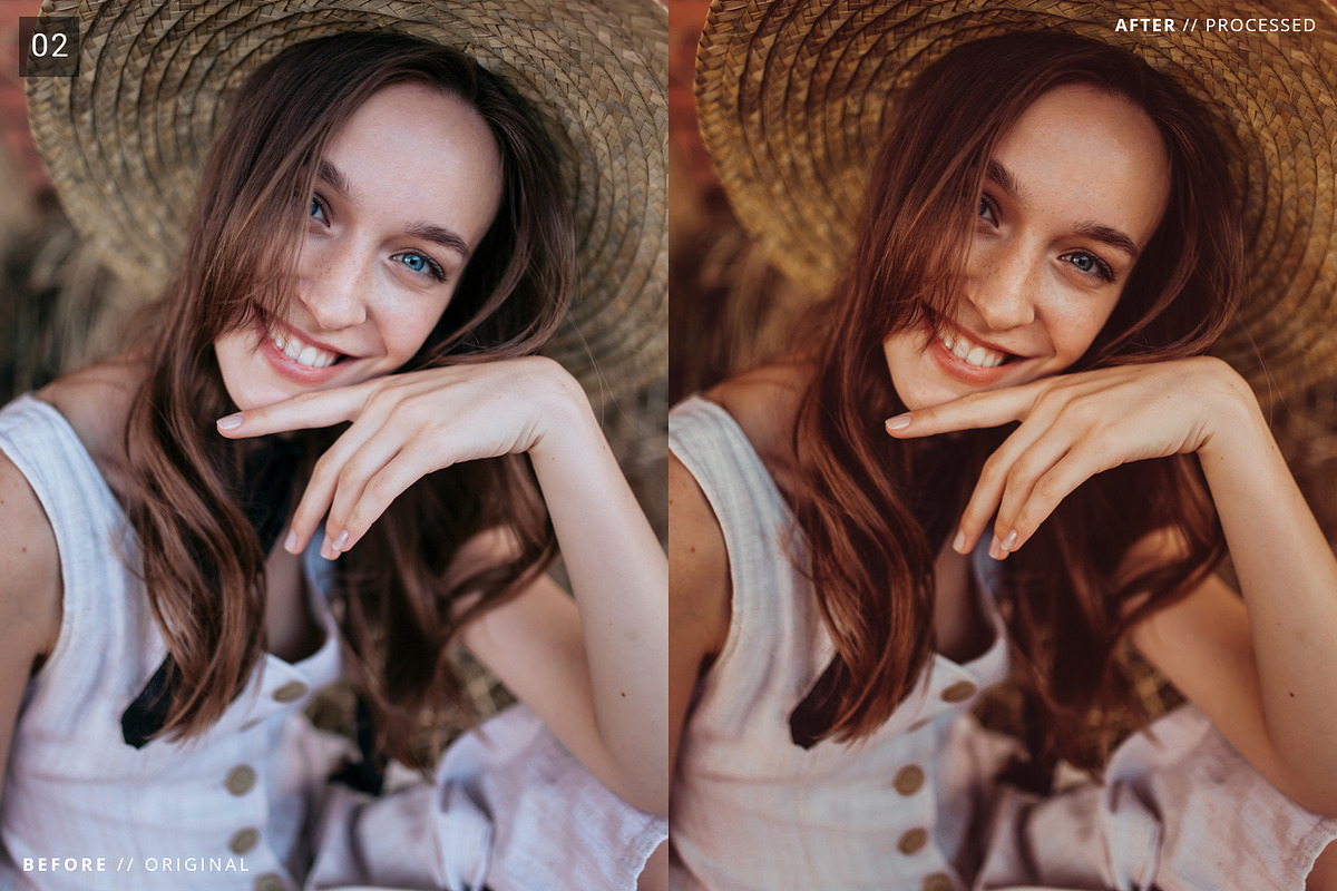 5 Portrait Master Ligtroom Presets, an Action Add-On by Edito (Photo 3 of 6)