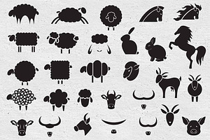 Logo Animals, Birds And Insects.