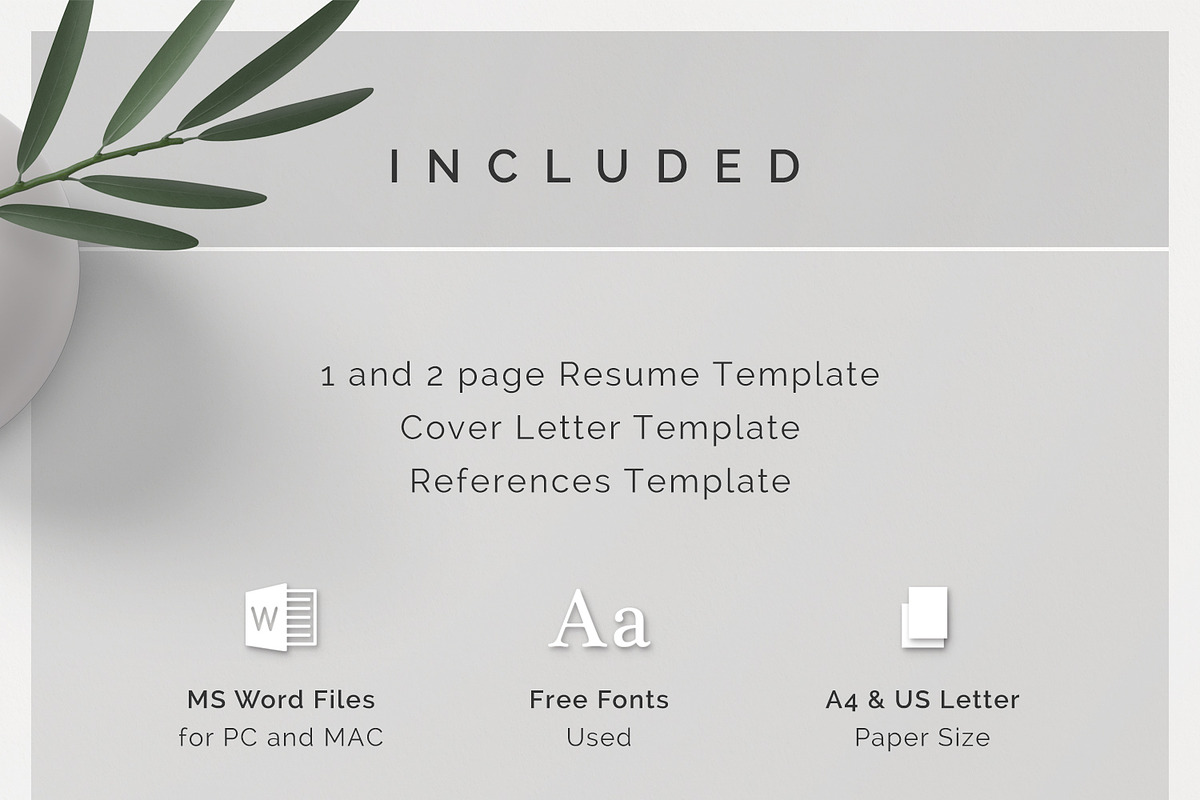Word Resume & Cover Letter Template, a Resume Template by DemeDesign (Photo 5 of 6)