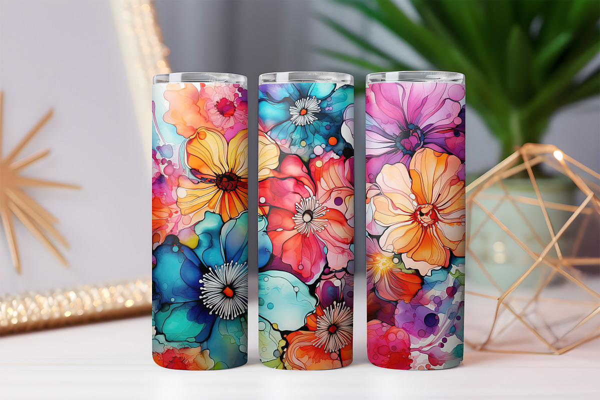 The Beauty of Alcohol Ink Flower Art