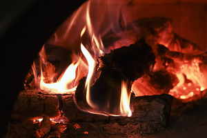 Fireplace heat flame background wood, a Background Photo by Photo Drive Studio