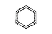 Polygon Frame & Label Bundle, an Illustration by Creativeshirt (Thumbnail 16 of 51)