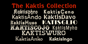 Kaktis, a Handwritten Font by Ingrimayne Type (Thumbnail 1 of 5)