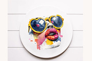 Pop Art Valentine PNG Sublimation, an Illustration by Designworld (Thumbnail 7 of 9)