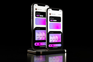 Finance App Screen Mockup