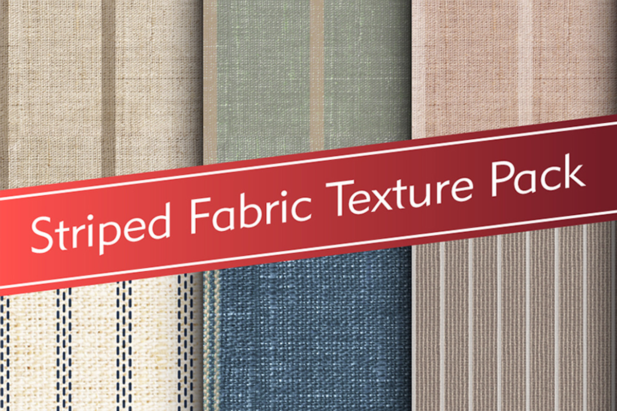Striped Fabric Texture Pack, a Textures & Material 3D Model by 6BIT Creative (Photo 1 of 13)