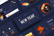 New Year Event Presentation, a Presentation Template by KreateTribe (Thumbnail 1 of 5)