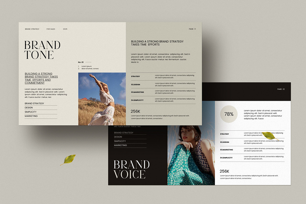 Brand Strategy PowerPoint Template, a Presentation Template by Dream-Lab (Photo 6 of 9)