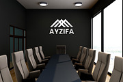 PSD Office Meeting Room Wall Mockup, a Product Mockup by Ayy (Thumbnail 5 of 15)