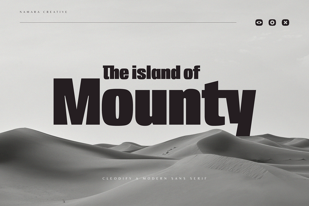 Cleodify - Bold Modern Sans, a Sans Serif Font by Namara Creative Studio (Photo 8 of 13)