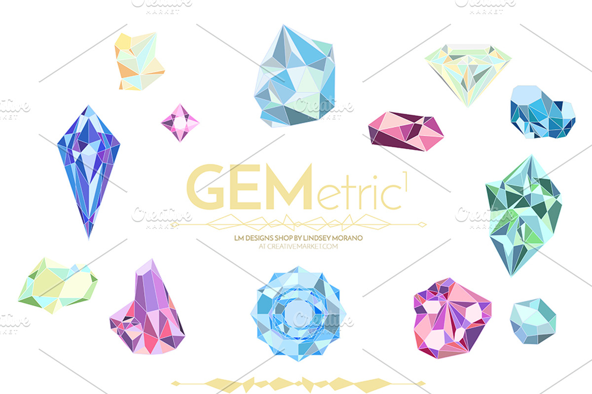 GEMetric 1 Shape Pack, an Object Graphic by Onyx Templates (Photo 3 of 5)