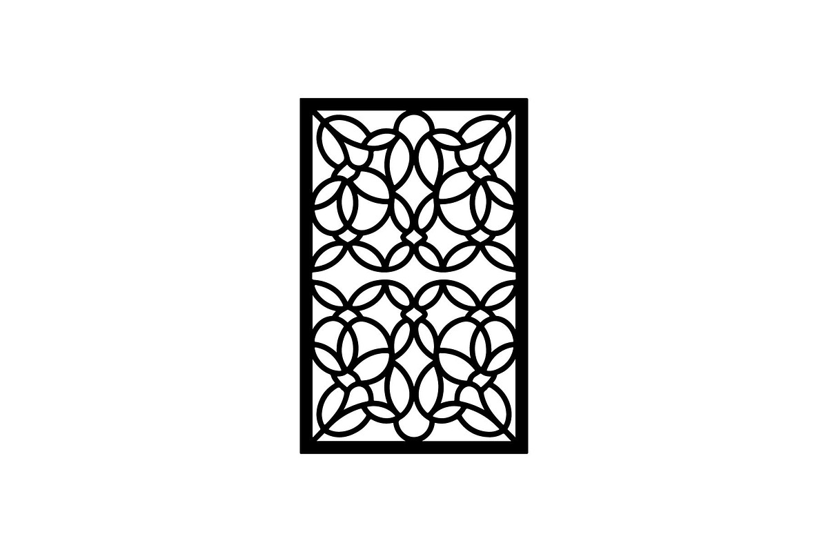 Black Geometric Pattern Panel SVG, an Object Graphic by jahid234 (Photo 11 of 13)