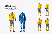 Mens Tracksuit Set Mockup, a Product Mockup by OneVectorStock (Thumbnail 1 of 2)