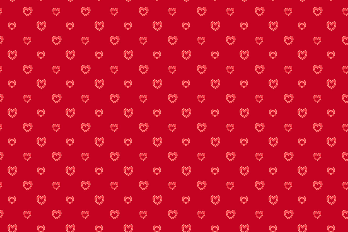 Valentine's Day seamless patterns, a Pattern Graphic by Tati_Kli (Photo 3 of 6)