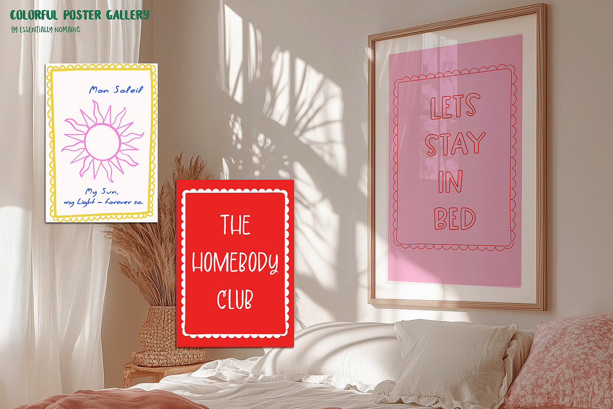 Colorful Gallery Art Prints Vol-2, a Background Graphic by Essentially Nomadic (Photo 12 of 12)