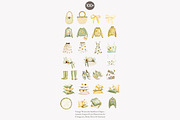 sunflower cottagecore clipart set, a Decorative Illustration by Patishop Art (Thumbnail 10 of 10)
