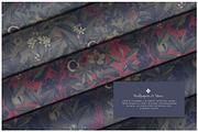 Botanic Oscuro Moody Botanical Print, a Pattern Graphic by TSTUDIO (Thumbnail 9 of 10)