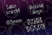 Toyra - Bubble Script Font, a Script Font by Naistudio (Thumbnail 2 of 7)