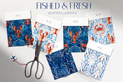 Fished & Fresh Seafood poster maker, a Food Illustration by Elena Dorosh (Thumbnail 16 of 18)