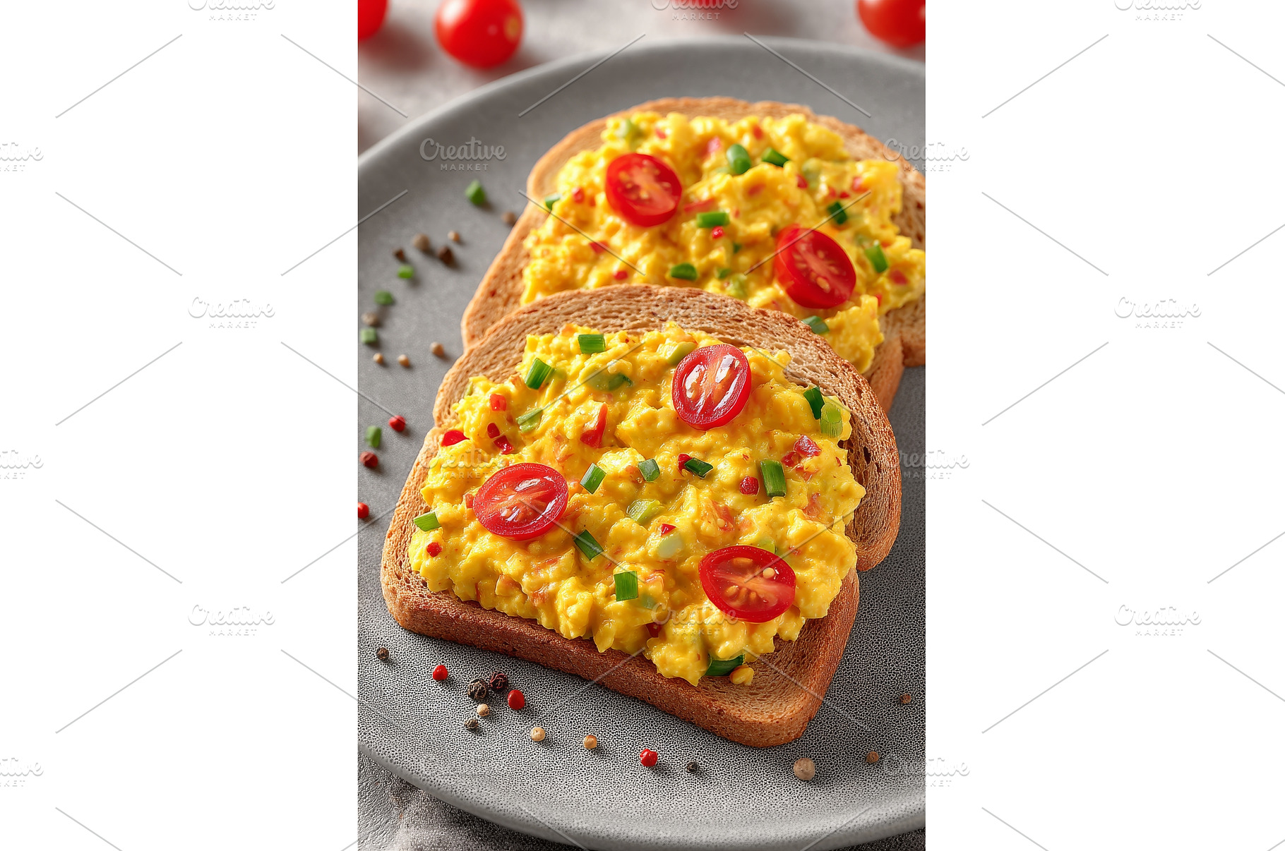 A plate holds stuffed toast bread, a Food & Drink Photo by ZinetroN