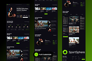 SportSphere - Sport News, a Websites & App Template by SLAB! Design (Thumbnail 3 of 4)