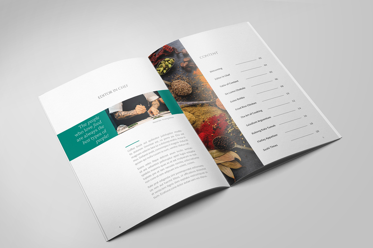 A5 Recipe Book, a Brochure Template by Bookrak Graphic Design (Photo 3 of 16)