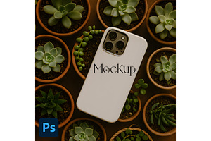 iPhone Tough Phone Case Mockup