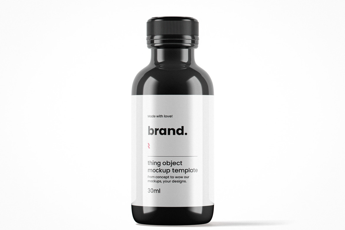 Boston Bottle Mockup Pack, a Packaging Mockup by Designer Dude (Photo 2 of 6)