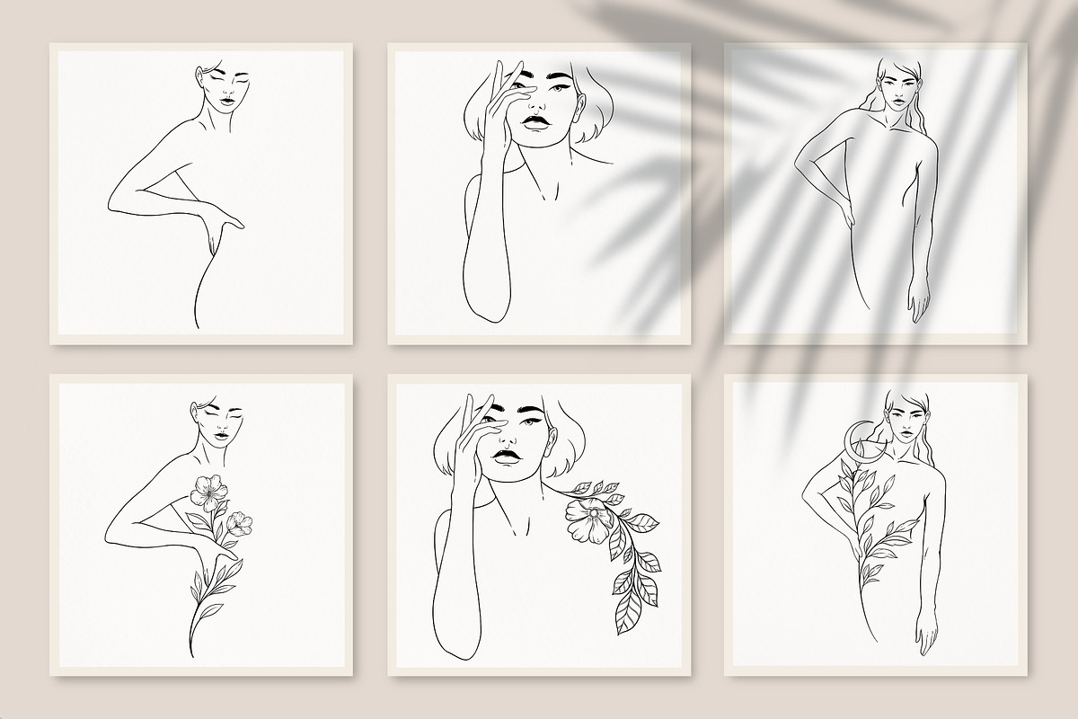 Women & flowers BUNDLE, a Graphic by heyXeni (Photo 28 of 68)
