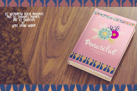 30 Floral elements & 10Patterns