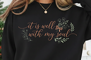 It Is Well With My Soul PNG, Trendy, a Graphic by Vector Portal (Thumbnail 3 of 9)