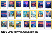 Travel Poster Wall Art Bundle, a Wallpaper Photo by Chipshpow Graphics (Thumbnail 5 of 8)