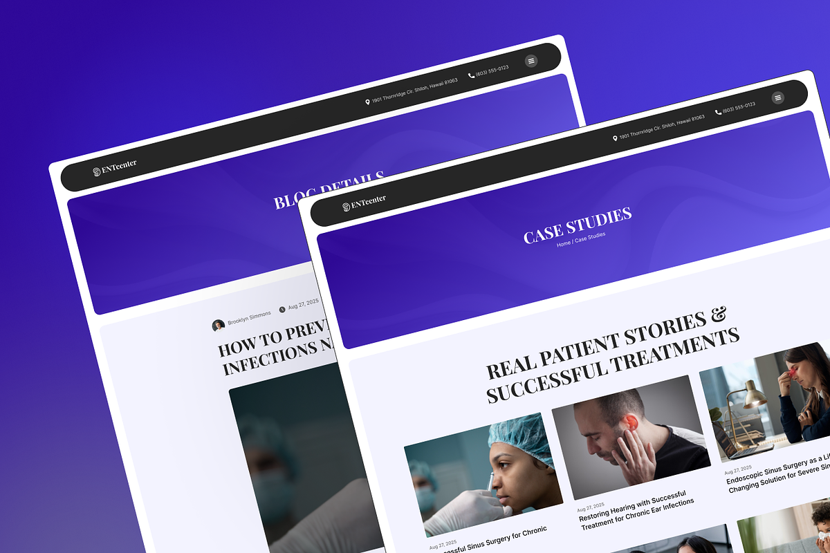 ENTcenter - Medical Website Template