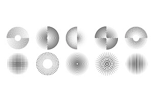 Ripple circles with dot pattern, an Illustration by art PVP - market