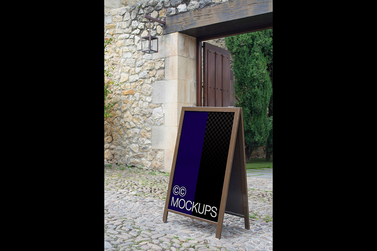 Entrance A-stand Mockups Pack P005, an Advertising Mockup by CC Mockups (Photo 5 of 7)