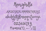 Moonspindle - Whimsy Font, a Handwritten Font by Lilithcollageart (Thumbnail 12 of 14)