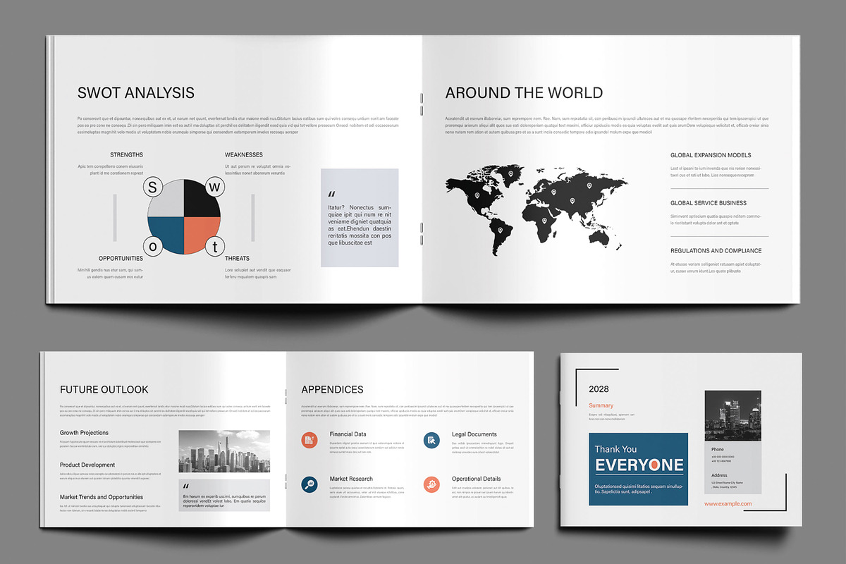 Business Annual Report, a Brochure Template by MightyDesign (Photo 6 of 9)