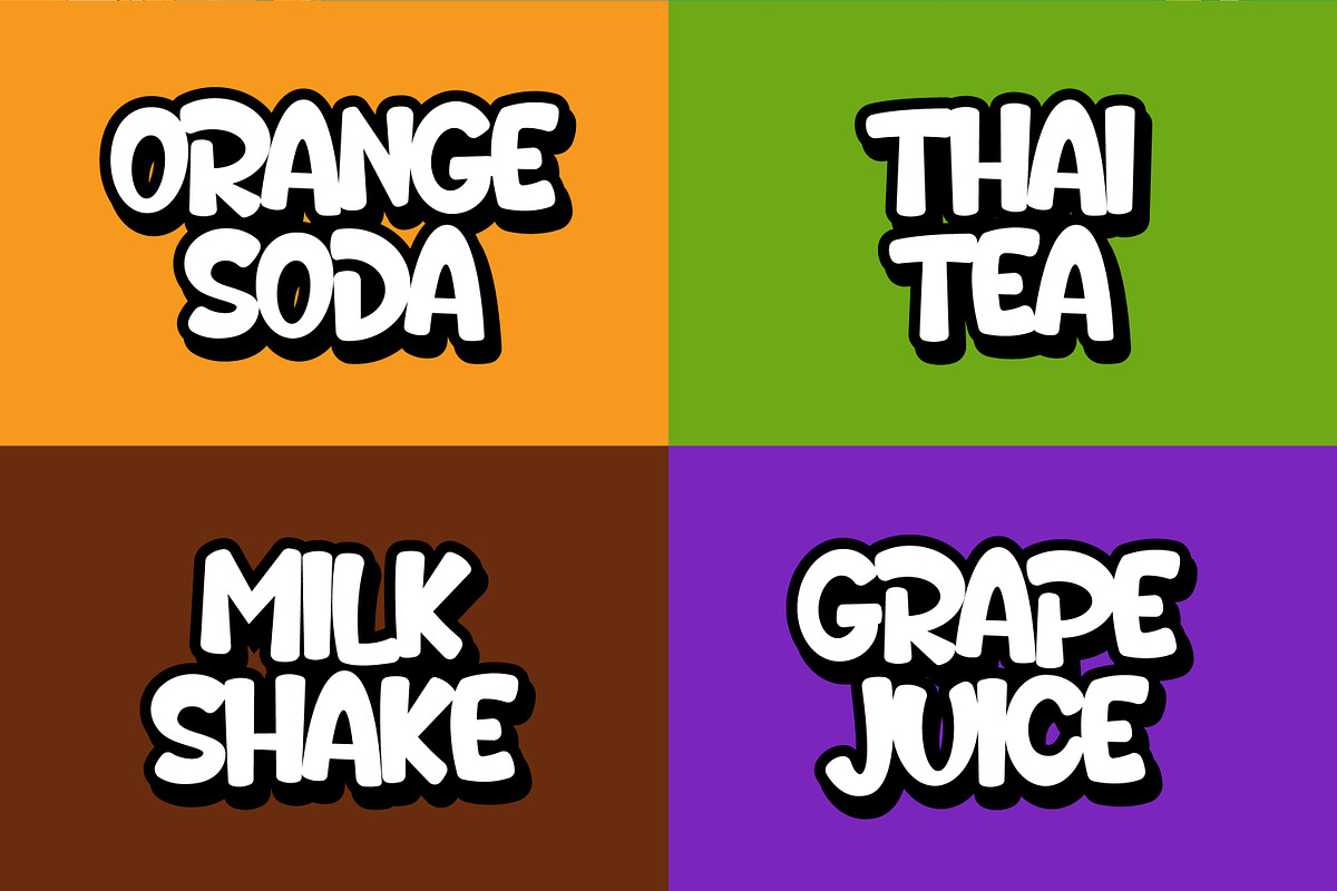 Choco Bar Playful Display, a Handwritten Font by Gumrega Studio (Photo 5 of 7)