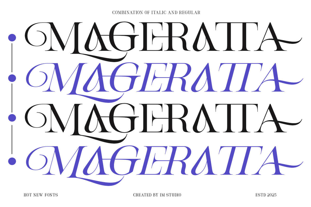 Magerla Serif, a Serif Font by IM Studio (Photo 5 of 12)