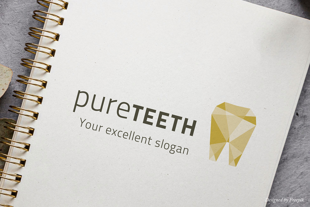 Elegant Tooth Logo – Polygon Style, a Branding & Logo Template by Elibee (Photo 3 of 5)