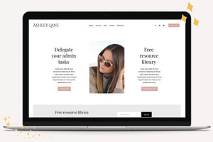 Squarespace 7.1 Template Kit: Ashley