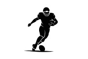 Football Soccer Silhouette Bundle, an Illustration by hafijul (Thumbnail 43 of 51)