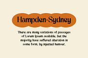Periosea Serif Retro Font, a Serif Font by UICreative (Thumbnail 3 of 13)