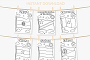 190 Flags Coloring Book for Kids PDF, an Education Illustration by Mohammad Sarfaraz (Thumbnail 12 of 13)